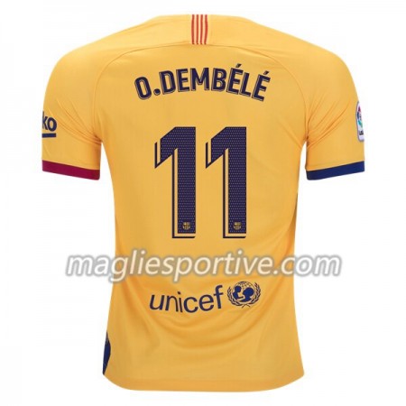 Completo Calcio Barcellona Ousmane Dembele 11 Divisa Trasferta 2019/2020 